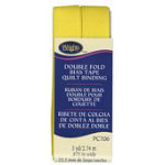 Extra Wide Double Fold Bias Tape 3YD Canary