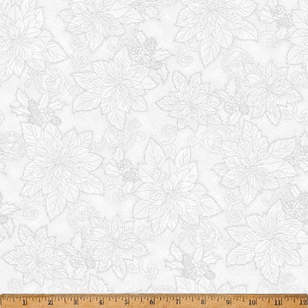 Christmas Splendor Dotty Poinsettia Ice/Silver