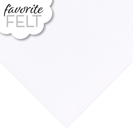 OESD Favorite Felt White 2/pk