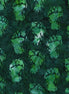 Big Foot Footprint Hoffman Bali Batiks Hunter