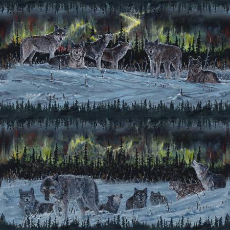 Hoffman Moonlight Encounter by Jon Van Zyle Wintery Cold x5710