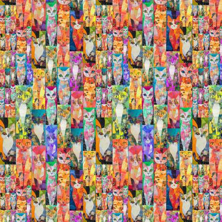 Hoffman Crafty Cats Rainbow Sweets