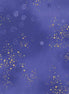 Laurel Burch Basic Glitter Dark Purple Gold Metallic