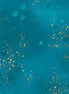 Laurel Burch Basic Glitter Dark Aqua Gold Mettalic