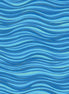 Laurel Burch Basic Wave Dark Blue Gold Metallic