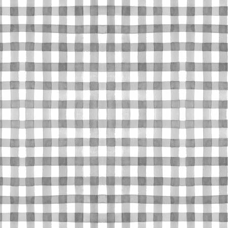 Sunflower Bouquets Digital Gray Gingham