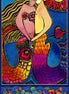 Oceania Digital 24in Panel Multi Color Gold Metallic