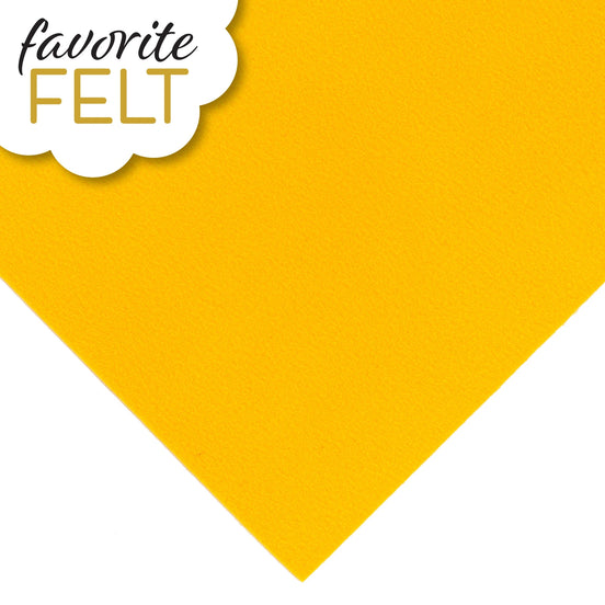 OESD Favorite Felt Yellow 2/pk