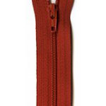 YKK Ziplon Zipper 22" Rust