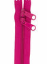By Annie 40" Handbag Double Slide Zipper 255 Crazy Plum
