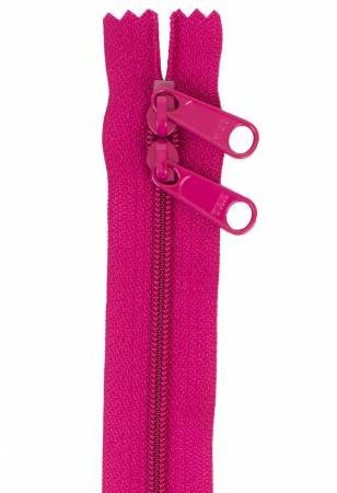 By Annie 40" Handbag Double Slide Zipper 255 Crazy Plum