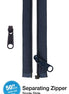 by-Annie 50in Separating Zipper Navy