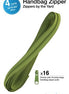 by-Annie Zipper by the Yard Olive