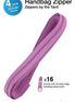 by-Annie Zipper by the Yard - Orchid