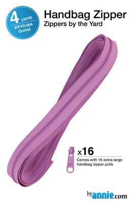 by-Annie Zipper by the Yard - Orchid