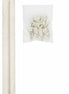 by-Annie Zipper by the Yard White
