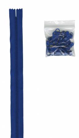 by-Annie Zipper by the Yard #215 Blastoff Blue
