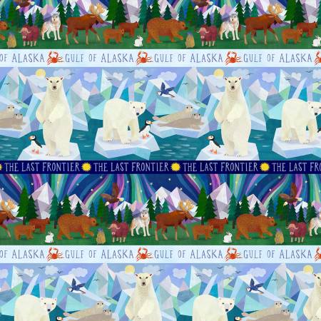 Alaska: The Last Frontier Alaska Stripe Multi