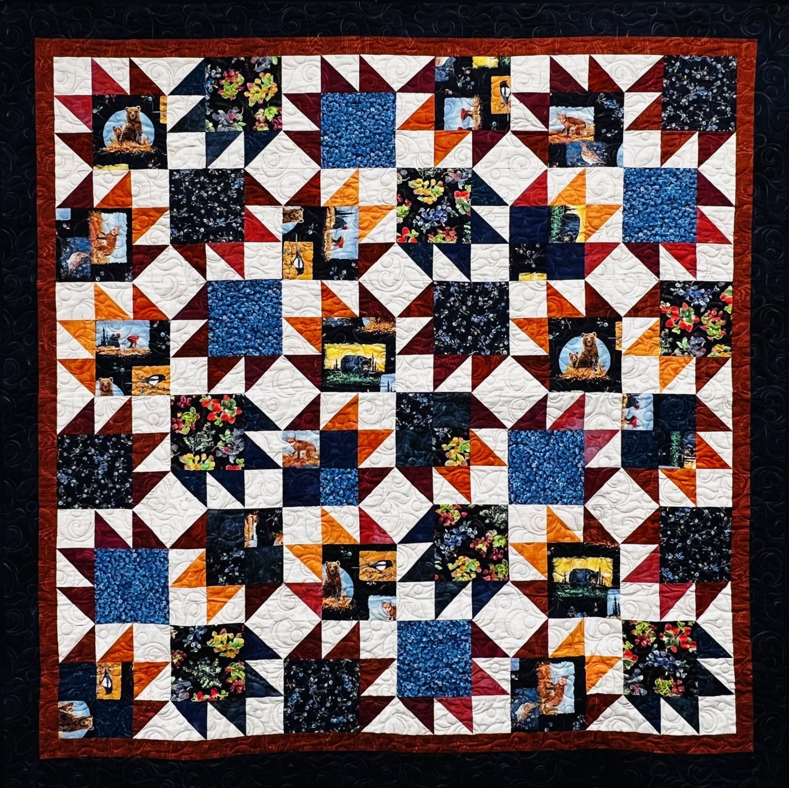 Alaska Wild Beary Paw Quilt Kit 63