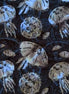 Bali Batik by Wildfire Designs Alaska Moon Jellies Pebble