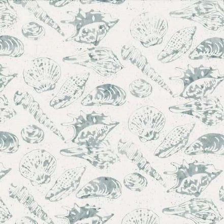 Bali Batik by Wildfire Designs Alaska Seashells Lt Gray