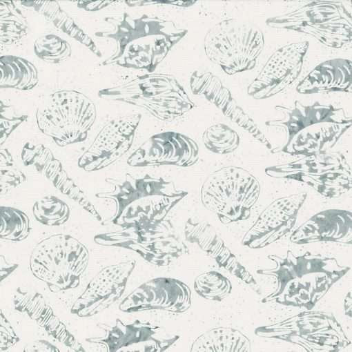 Bali Batik by Wildfire Designs Alaska Seashells Lt Gray
