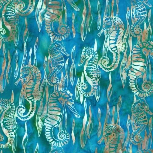 Bali Batik by Wildfire Designs Alaska Seahorses Seasalt