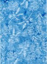 Bali Batik Custom Alaska Flowers Azure