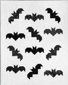 Bats Quilt Kit 54" by 69"