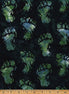 Bali Batik Bigfoot Footprint