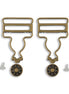 Dritz Buckle Overall W/Buttons 1.25" Ant Brass