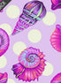 Tula Pink Floral Reef Big Shelly - Ultraviolet 108"