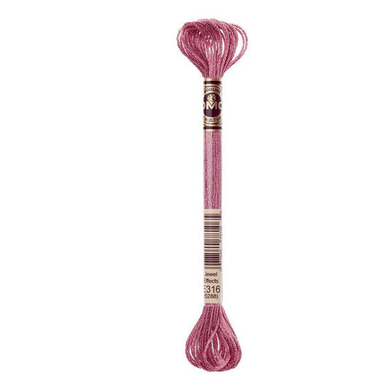 DMC Light Effects 8m #E316 Pink Amethyst Polyester Metallic