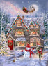 Multi Holiday House Panel 36" X 44"