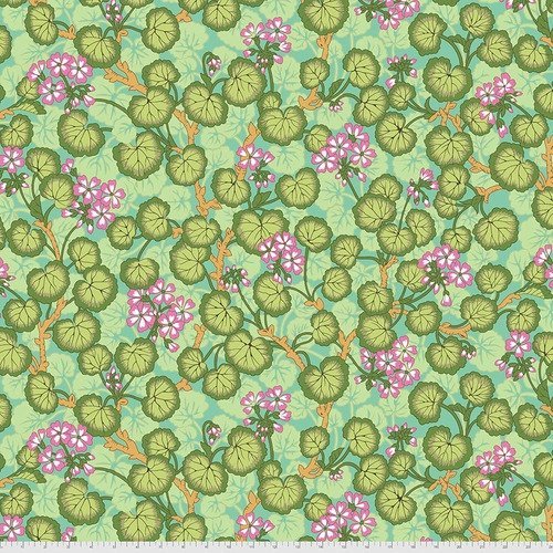 Kaffe Collective Climbing Geraniums Green