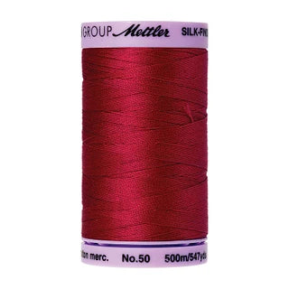 Mettler Silk Finish 50wt 100% Cotton 9104-0504 Country Red