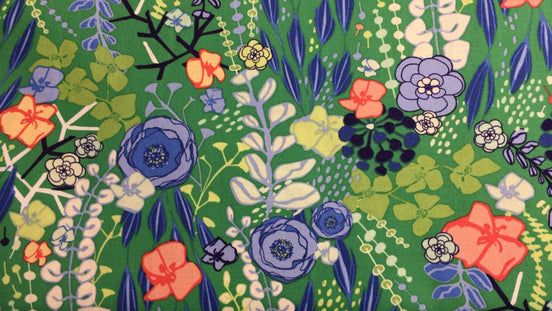 Margot Flowing Floral Green