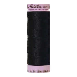 Mettler Silk Finish 50wt 100% Cotton 9105-0821 Darkest Blue