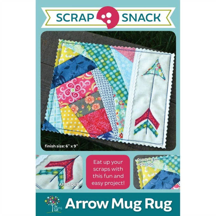 Scrap Snack Arrow Mug Rug