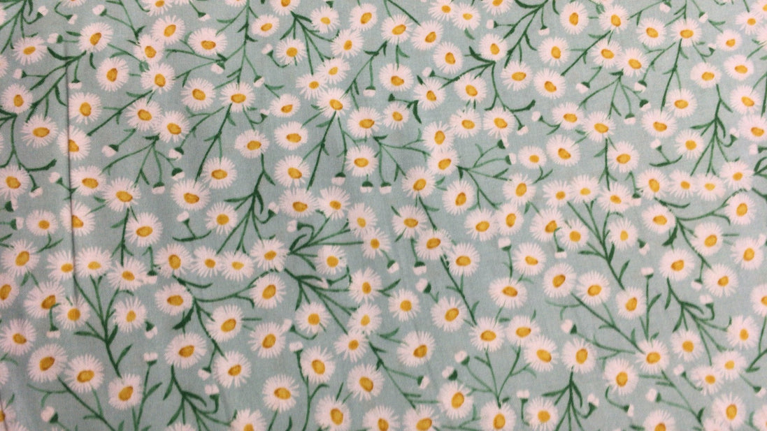 Springtime Daisies Lt Teal
