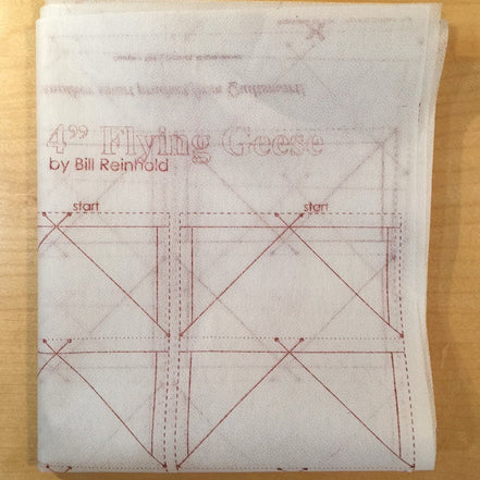 Quiltsmart Flying Geese Interfacing Panel