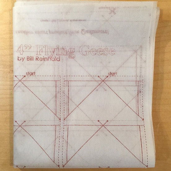 Quiltsmart Flying Geese Interfacing Panel