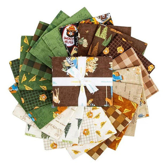Friends of Smokey Bear Fat Quarter Bundle 19pcs