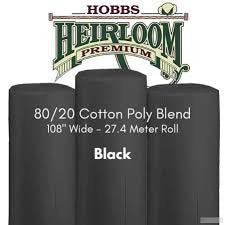 Heirloom 80/20 Black Batting