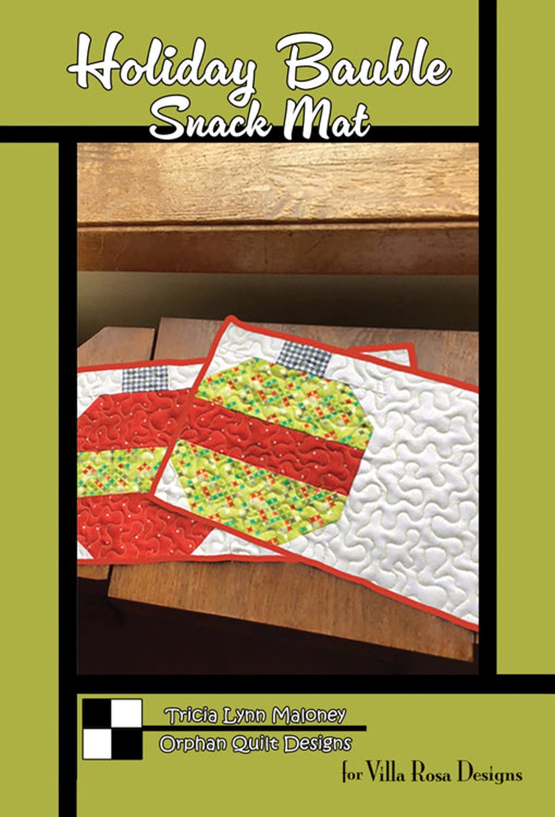 Holiday Bauble Snack Mat by Villa Rosa Design