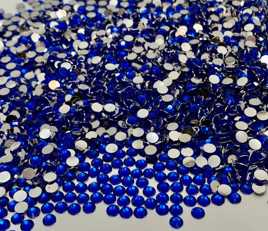 Hot Fix Crystals- Sapphire 5mm