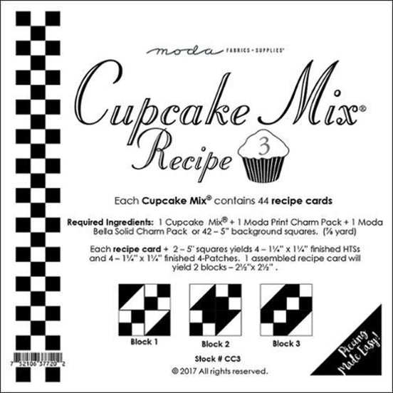 Cupcake Recipe 3 44ct