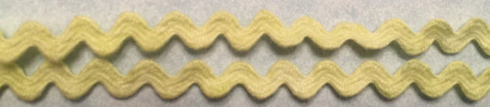 Ric Rac Apple Green 1/2" 100% Cotton
