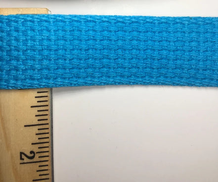 Strapping 1" 100% Cotton #126 Turquoise