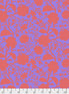 Floral pattern with pink flowers on a purple background